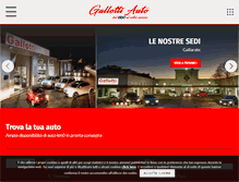 Tablet Screenshot of gallottiauto.it